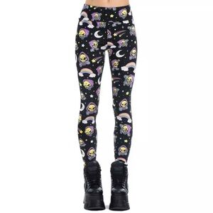 Killstar Skeletor Not Cute Leggings